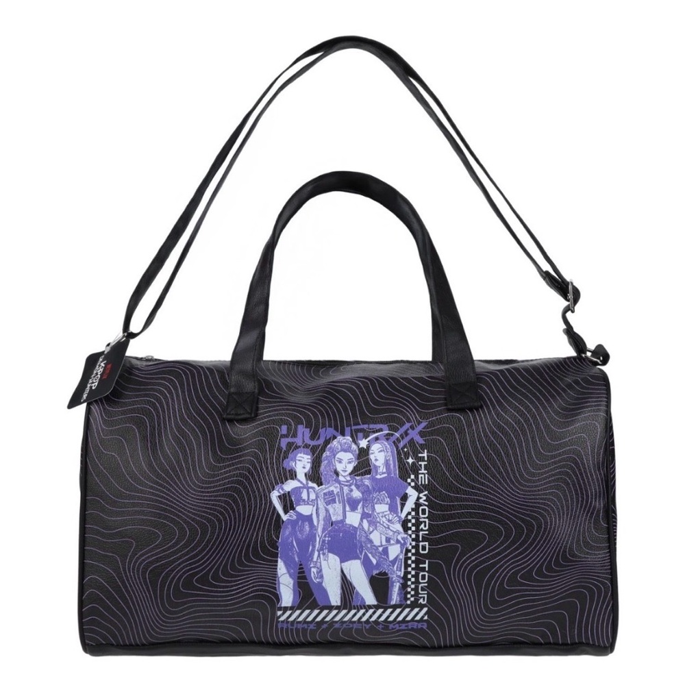 Licensed KPop Demon Hunters HUNTRIX Travel Duffel Bag